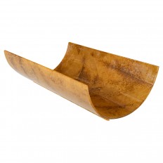 Curved coconut resin magazine rack